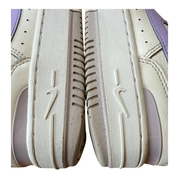 Nike DX91776-110 Womens Gamma Force Sneakers Shoes Ivory Lilac Bloom 8 - Picture 7 of 9